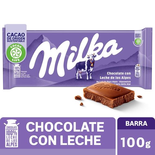 Chocolate Milka de Leche - 100 g