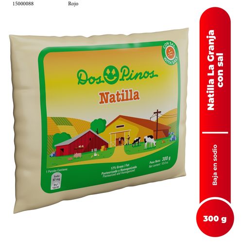 Natilla Dos Pinos La Ganja Con Sal - 300g