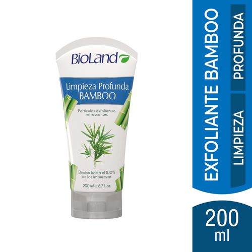 Jabón Exfoliante Bioland Bamboo - 200 ml