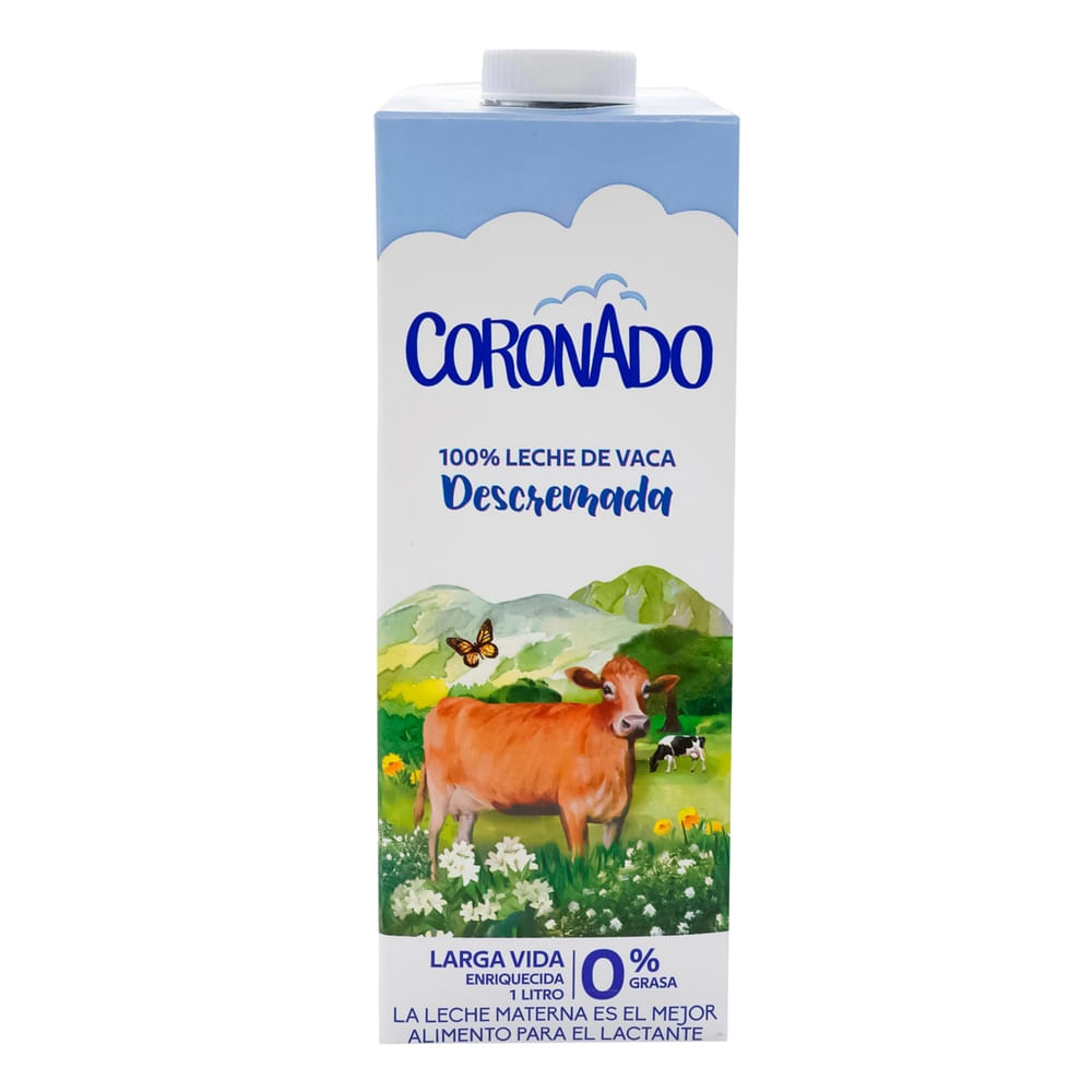Leche Coronado 100% de vaca descremada - 1 L - Maxipalí | Costa Rica