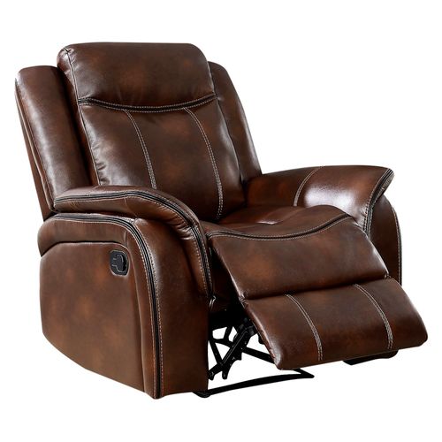 Sillón Mainstays reclinable individual de cuero