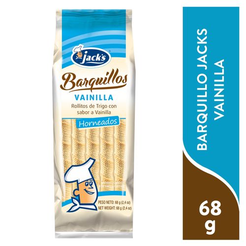 Barquillos Jack's sabor vainilla - 68 g