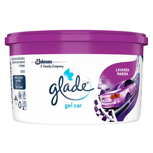 Mini Gel Glade para automóvil lavanda marina - 70 g