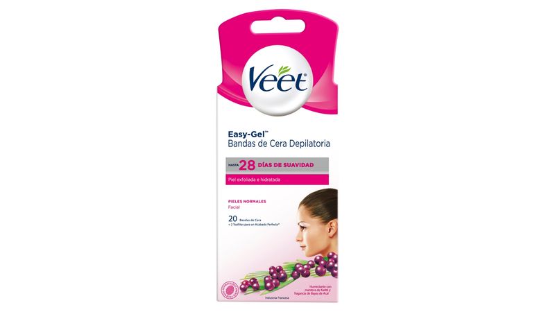 Bigote Cera Depilatoria Veet Facial Depilatoria Facial Bandas De