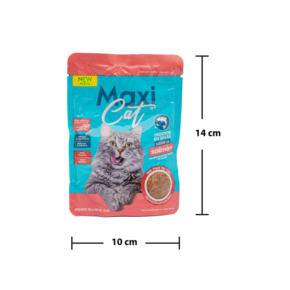 Alimento Pouche Maxicat 85gr Sab Salmon - Walmart | Costa Rica