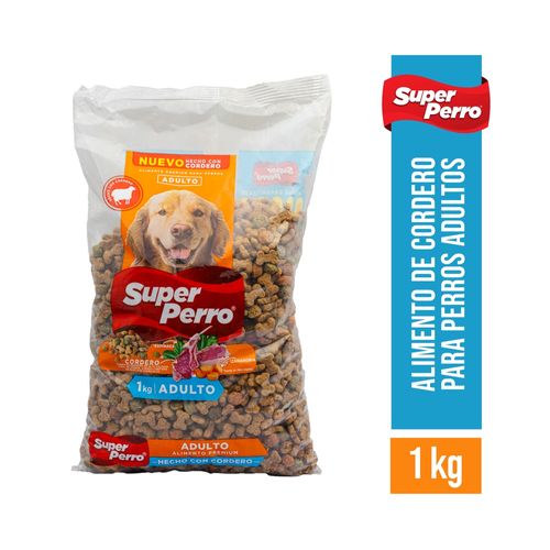 Alimento Super perro, adulto Cordero -1 kg