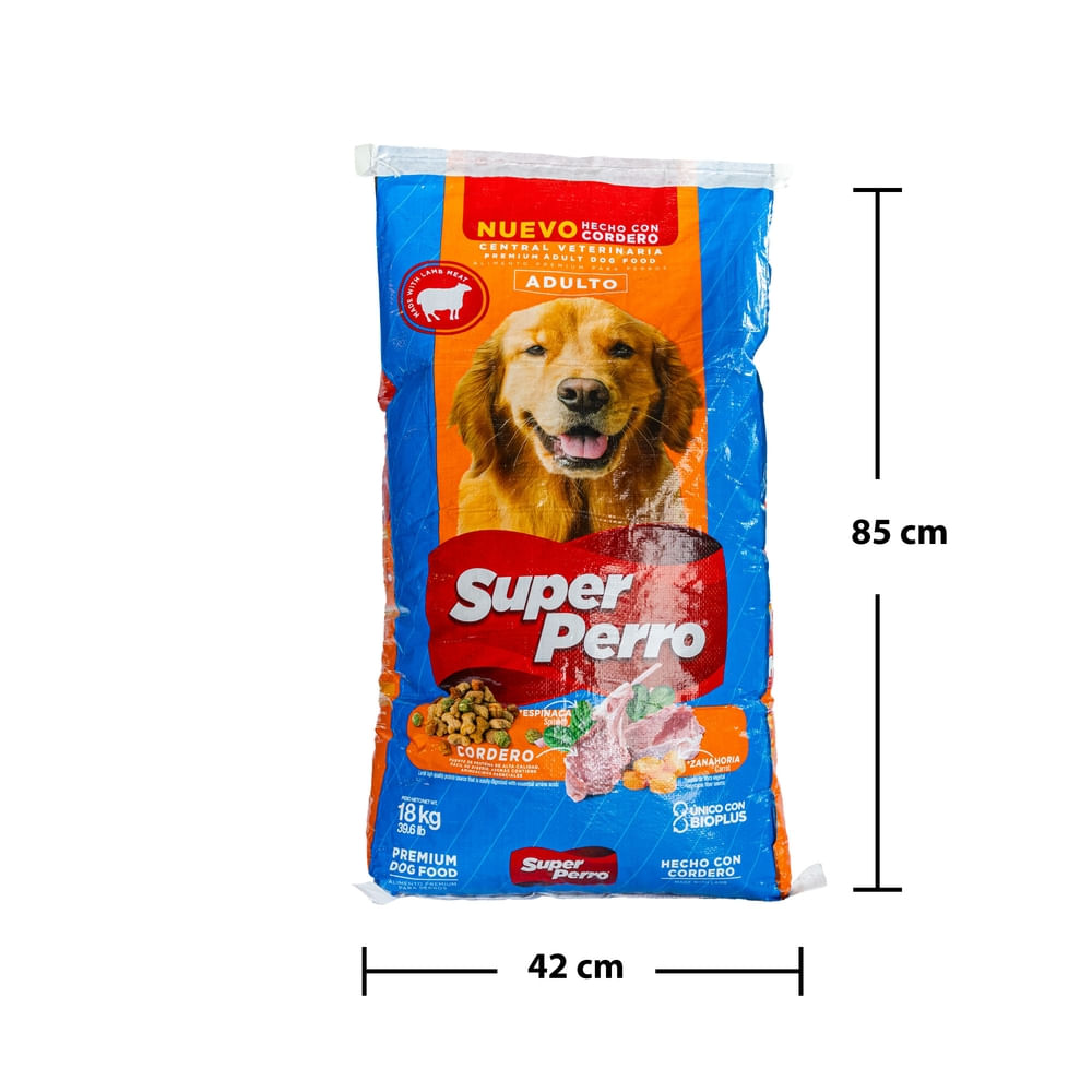 Comprar Alimento Super Perro para perro adulto sabor cordero -18000 g ...
