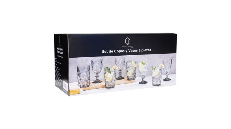 ★Smoozie★ Ht Set De Copas Y Vasos 8pzs - Walmart | Costa Rica