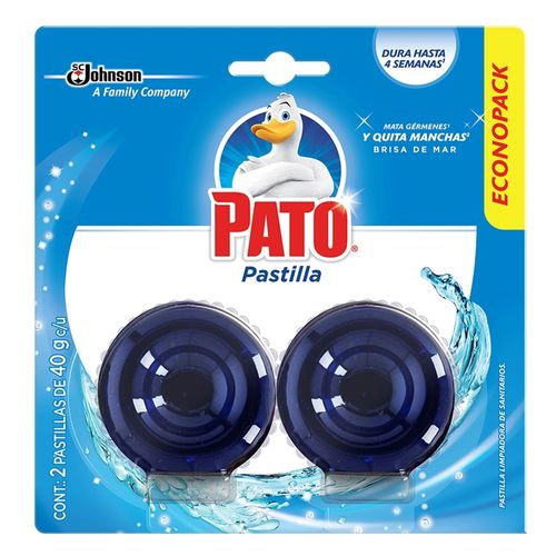 Pastilla Para Baño Pato Azul Brisa De Mar 2 Uds - 80 g