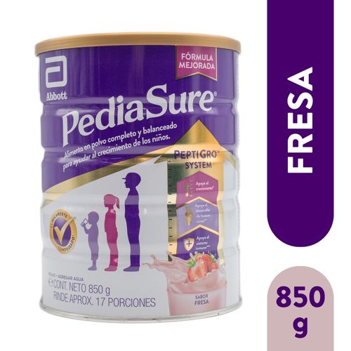 Alimento en polvo Pediasure sabor fresa -850 g