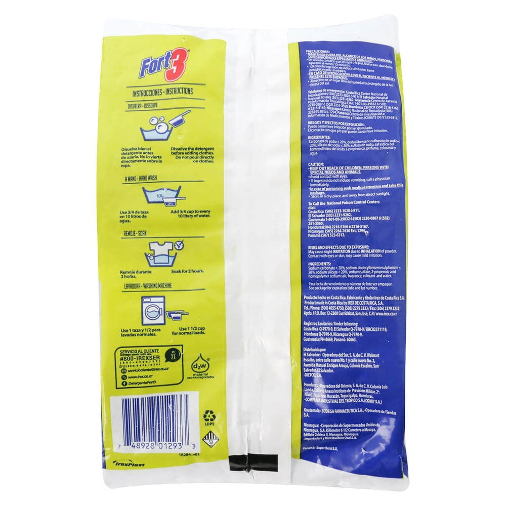 Detergente Fort3 Manzana 800gr - Maxipalí | Costa Rica