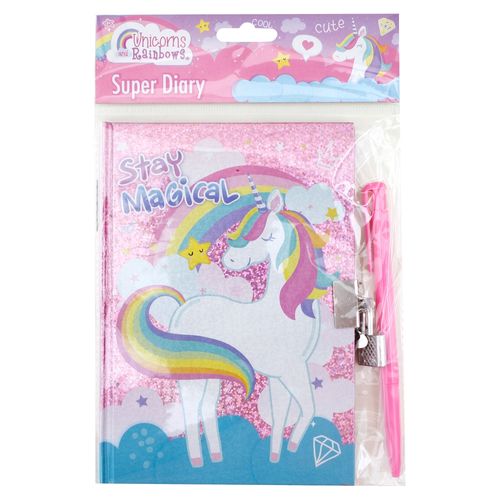 Super Diario Unicorns And Rainbows
