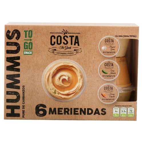 Hummus Multi Pack Costa Greek 300g