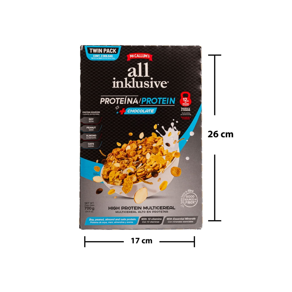 Comprar 2pkcerealproteinaallinklusive700gr | Walmart Costa Rica