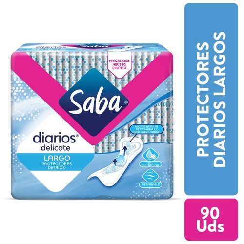 Protectores Diarios Saba Regular Delicate - 90 Uds