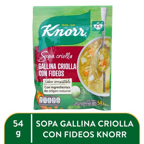 Sopa Knorr Gallina Criolla - 54 g