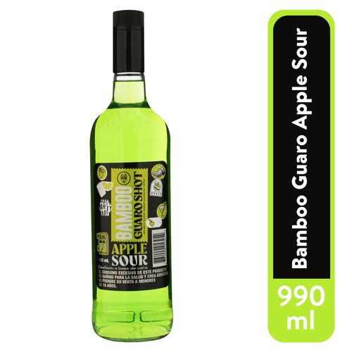 Bamboo Guaro Apple Sour 990ml 17 5 Alc