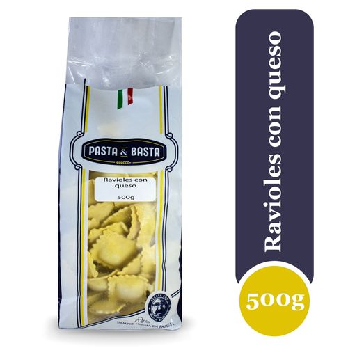 Ravioles Pasta y Basta con queso - 500 g