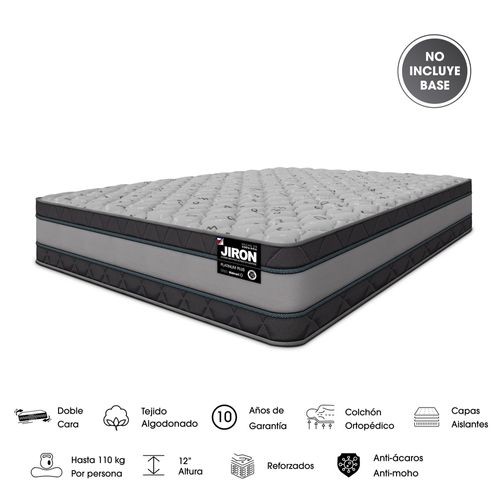 Colchón JIRON Platinum Plus King Ortopédico