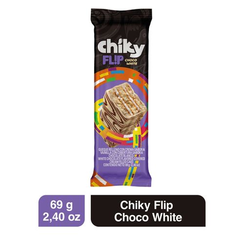 Pasteleria Flip Chocolate Blanco Merendina Pozuelo -69g