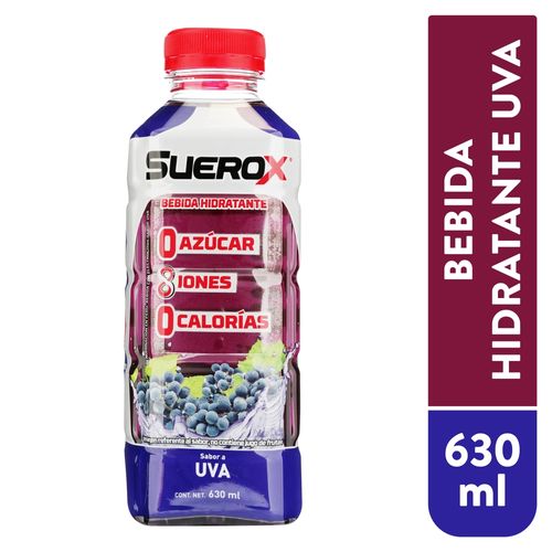 Bebida Hidratante Suerox Sin Azúcar Uva - 630 ml