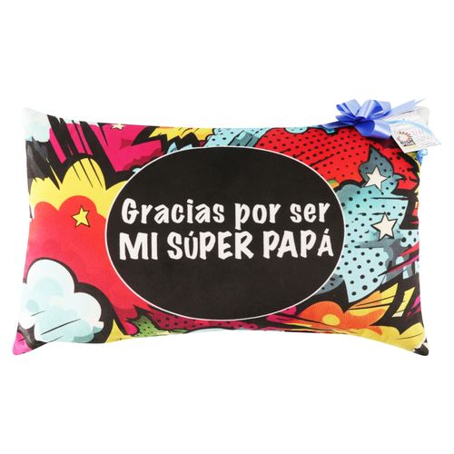 Cojin Rectangular Mensaje Para Papa