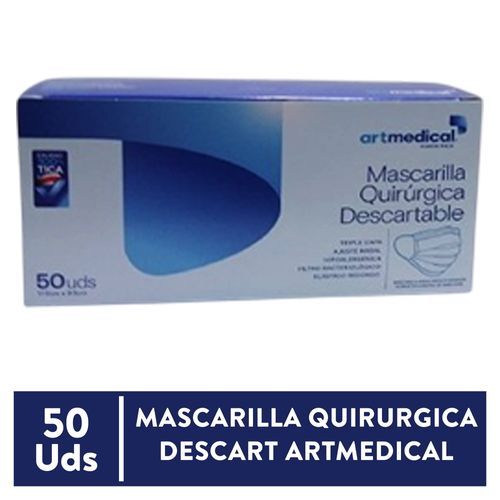 Mascarilla Abbott quirurgica - 50 Uds