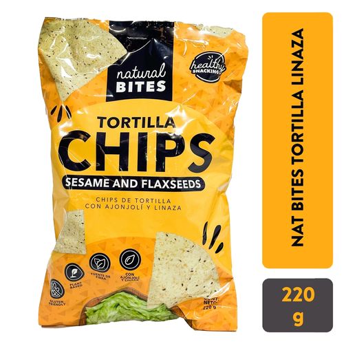 Tortillas Natural Bites Linaza - 220 g