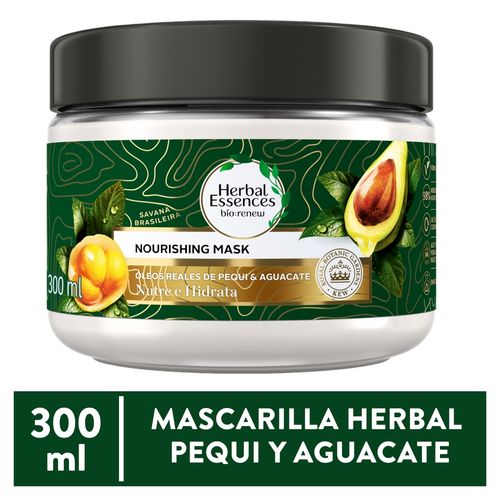 Mascarilla Herbal Essences pequi y aguacate - 300 ml