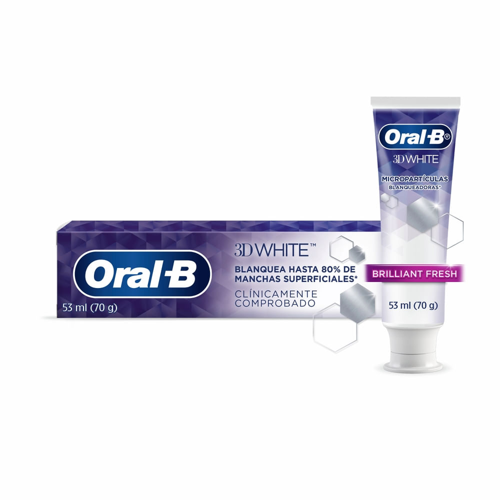 Comprar Pasta Dental Oral-B 3D White Brilliant Fresh 53Ml