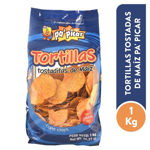 Tortilla P'picar Tostada De Maiz - 1000 g
