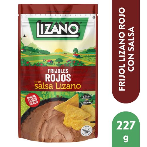 Frijol Lizano rojo con salsa - 227 g