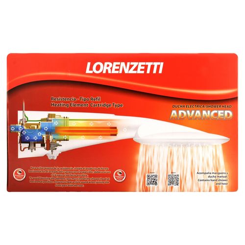 Ducha Lorenzetti Avanzado Multitemperatura de 127v 5500w modelo 7517057 - unidad