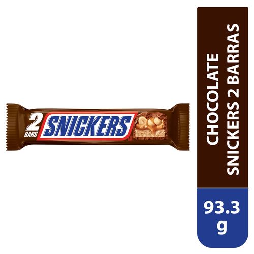 Chocolate Snickers 2 barras - 93.3 g