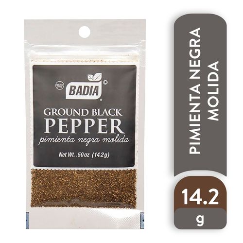 Pimienta negra Badia molida y libre de gluten - 14.2 g