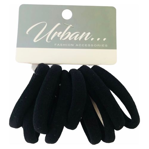 Liga Shalom Para Cabello Gruesa Negra Dama - 1 Unidad