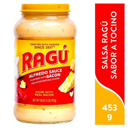 Salsa Blanca Ragú Tocino Alfredo -453 g