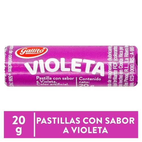 Pastilla Gallito violeta - 20 g