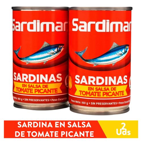 2 Pack Sardina Salsa Picante