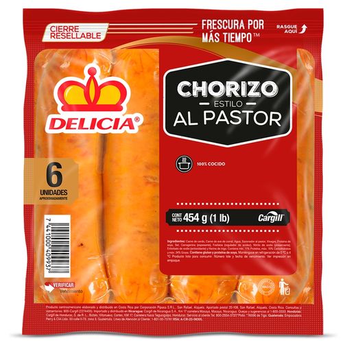 Chorizo Delicia al Pastor - 454 g