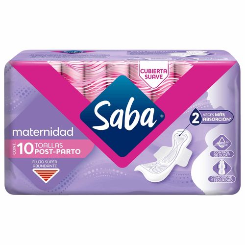 Protector Saba maternidad post parto - 10 Uds