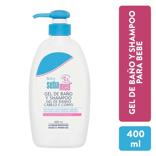 Shampoo Sebapharma Gel Para Bebé 400 ml