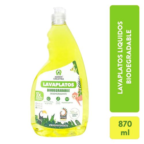 Lavaplatos Liq Manoscreativ Biodegr870ml