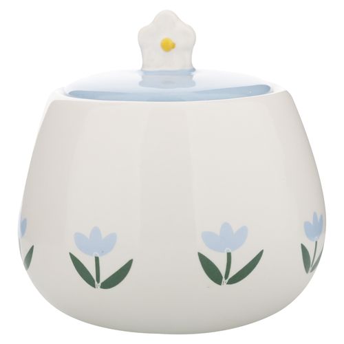 Ms Azucarero Con Diseno Floral Azul