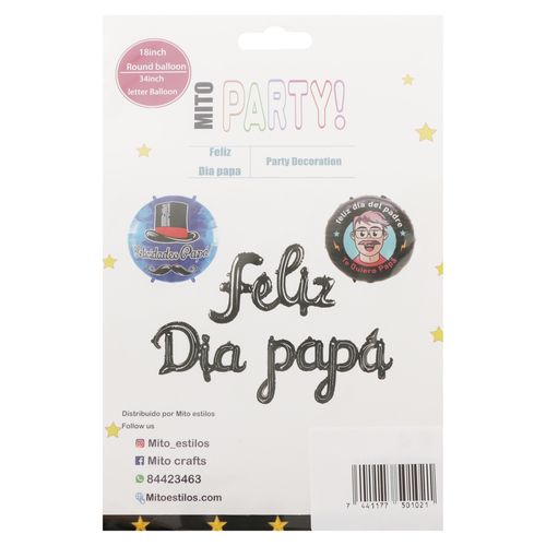 Conjunto Decorativ Fiesta Feliz Dia Papa