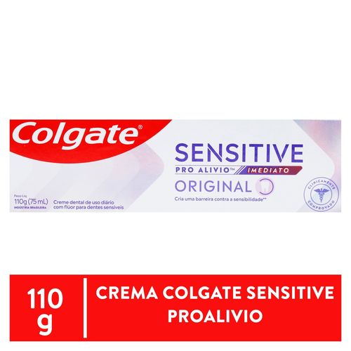 Pasta Colgate dental sensitiva pro alivio original - 110 g