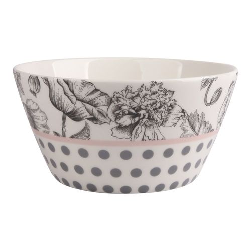 Bowl Hometrends de porcelana con diseño