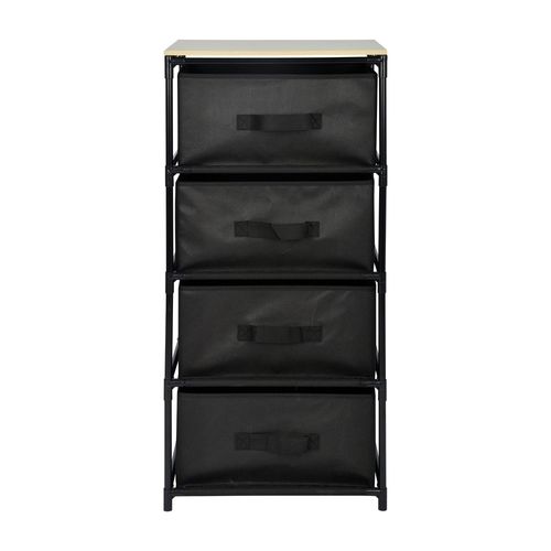 Mueble Mainstays de almacenamiento con 4 gavetas -40x30x90 cm