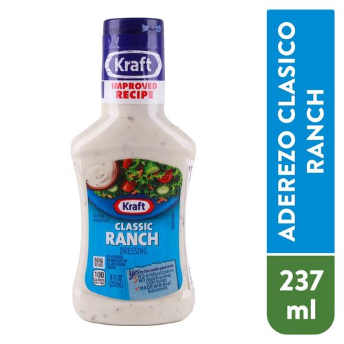 Aderezo Kraft Ranch - 227 ml