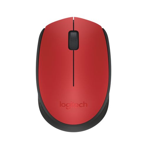 Mouse Inalámbrico Logitech Rojo M170